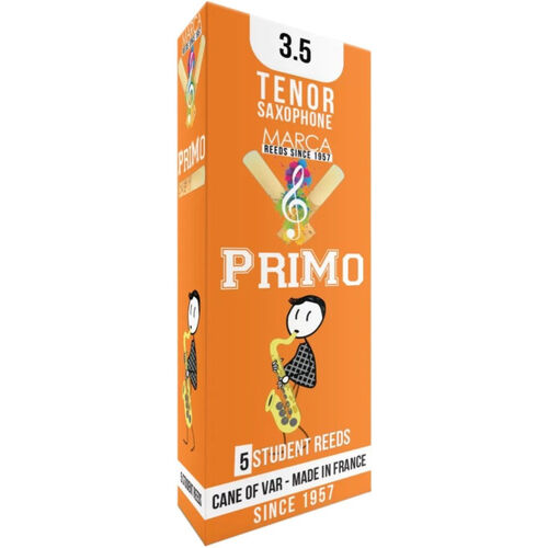 Caja 5 Cañas Saxo Tenor Marca Primo 3½