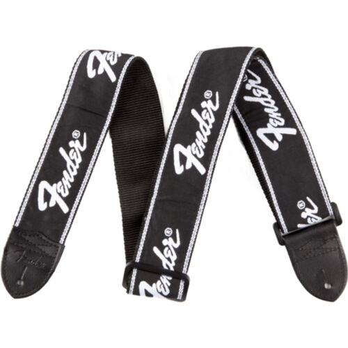 Correa Fender 0671-000 Running Logo Negra Correa Fender 0671-000 Running Logo Negra