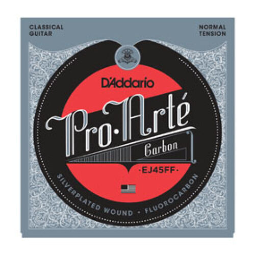 Juego D'Addario Clásica EJ-45FF Carbón Tensión Normal