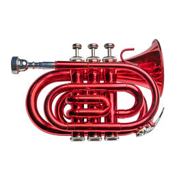 Trompeta  Pocket Taylor Collins TCPTR-13 RD Roja en Sib