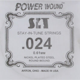 Cuerda Guitarra Eléctrica SIT ,024PW