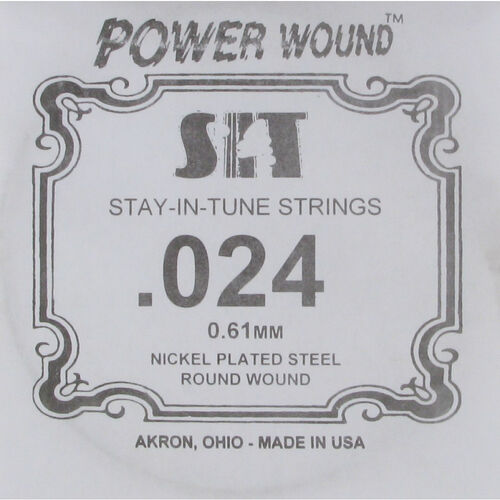 Cuerda Guitarra Eléctrica SIT ,024PW