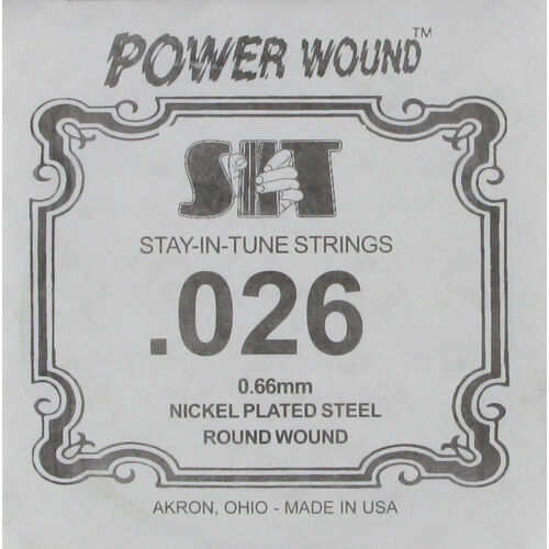 Cuerda Guitarra Eléctrica SIT ,026PW