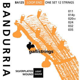 Cuerda 2ª Bandurria Galli (Par)