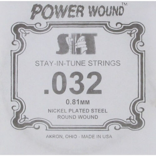 Cuerda Guitarra Eléctrica SIT ,032PW