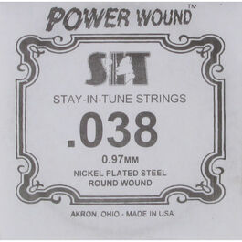 Cuerda Guitarra Eléctrica SIT ,038PW