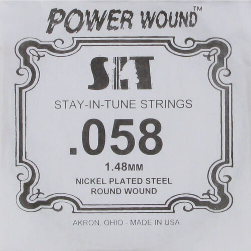 Cuerda Guitarra Eléctrica SIT ,058PW