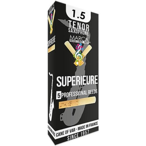 Caja 5 Cañas Saxo Tenor Marca Superieure 1½