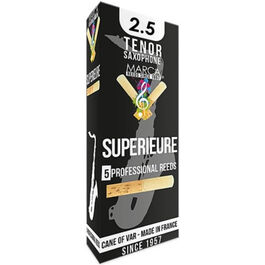 Caja 5 Cañas Saxo Tenor Marca Superieure 2½