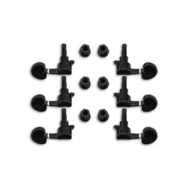 Clavijero TCM JC303 Acustica/Eléctrica Negro 3+3