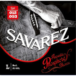 Juego Cuerdas Guitarra Acústica Savarez A140L Phosphor 012-053