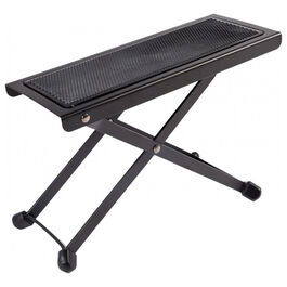 Banquito apoya pie Niquelado Negro TE-2004