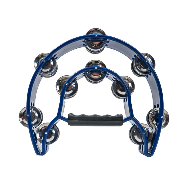 Pandereta Media Luna Doble Bocheli TAM-20 Azul Pandereta Media Luna Doble Bocheli TAM-20 Azul