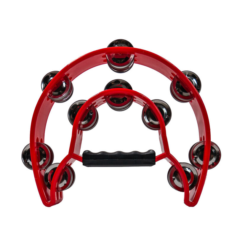 Pandereta Media Luna Doble Bocheli TAM-20 Roja Pandereta Media Luna Doble Bocheli TAM-20 Roja