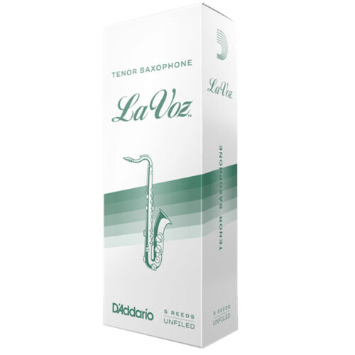 Caja 5 Cañas Saxo Tenor Media Dura Rico La Voz