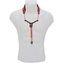 Cordón Saxo BG S-29YBMSH Cuero Zen Al Cuello Rojo