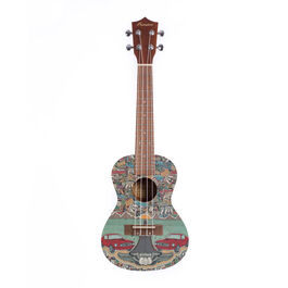 Ukelele Concert Bamboo Route Lover BU23-RO