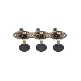 Clavijero Luthier Clásica JC405AB-A2B Brass Palomilla Negra