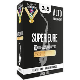 Caja 10 Cañas Saxo Alto Marca Superieure 3½