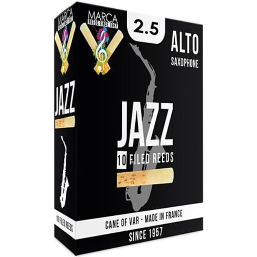 Caja 10 Cañas Saxo Alto Marca Jazz Filed 2½