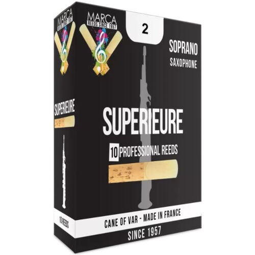 Caja 10 Cañas Saxo Soprano Marca Superieure 2