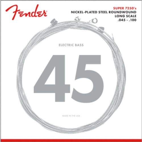 Juego Cuerdas Bajo Eléctrico Fender 7250-ML Super NPS 45-100