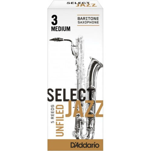 Caja 5 Cañas Saxo Barítono Select Jazz Rico Select 3 Suave Filed