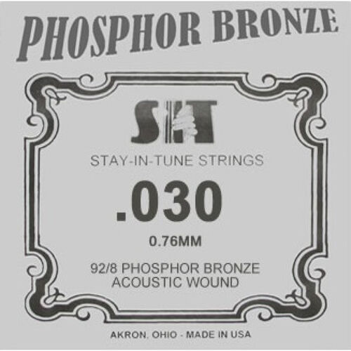 Cuerda Guitarra Acústica Phosphor Bronze SIT ,030B