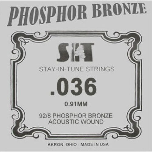 Cuerda Guitarra Acústica Phosphor Bronze SIT ,036B