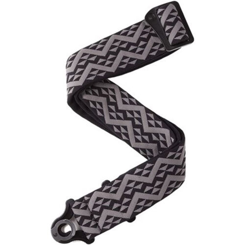 Correa D'Addario 50BAL03 Auto Lock Geometric Acolchada Negra Correa D'Addario 50BAL03 Auto Lock Geometric Acolchada Negra