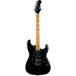 Guitarra Eléctrica Jet JS400-BKG Negra Gold Hardware