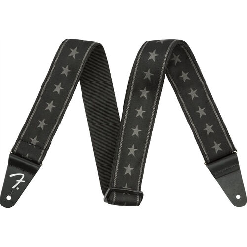 Correa Fender 0615-004 Nylon Stars & Stripes Negra/Gris 2