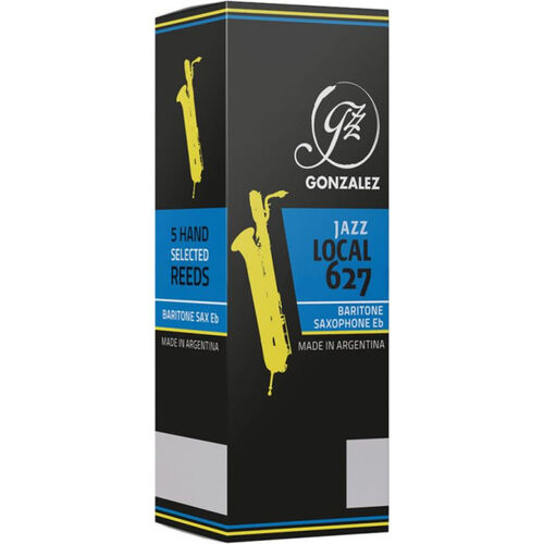 Caja 5 Cañas Saxo Baritono Gonzalez Local 627 Jazz 1½