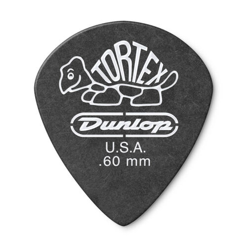 Bolsa 72 Púas Dunlop 482R-060 Tortex Pitch Black Jazz 0,60mm