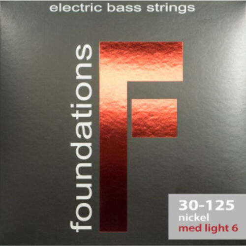 Juego 6 Cuerdas Bajo SIT Foundation Nickel FN-630125L 030-125