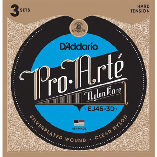 Juego D'Addario Tensión Fuerte Clásica EJ-46-3D