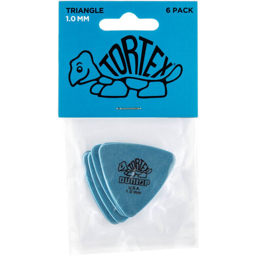 Bolsa 6 Púas Dunlop 431P-100 Tortex Triangle 1,00mm Pickers