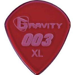 Púa Gravity 003 Jazz3XL 1,5mm Polished Roja G003XP