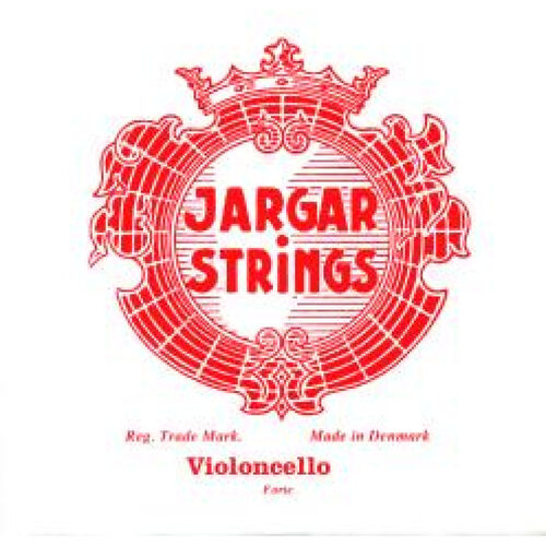Cuerda 4ª Cello Jargar Roja Plata