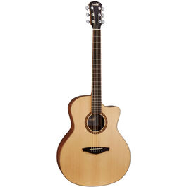 Guitarra Acústica Veelah V3-GACE2W Cutaway Electrificada