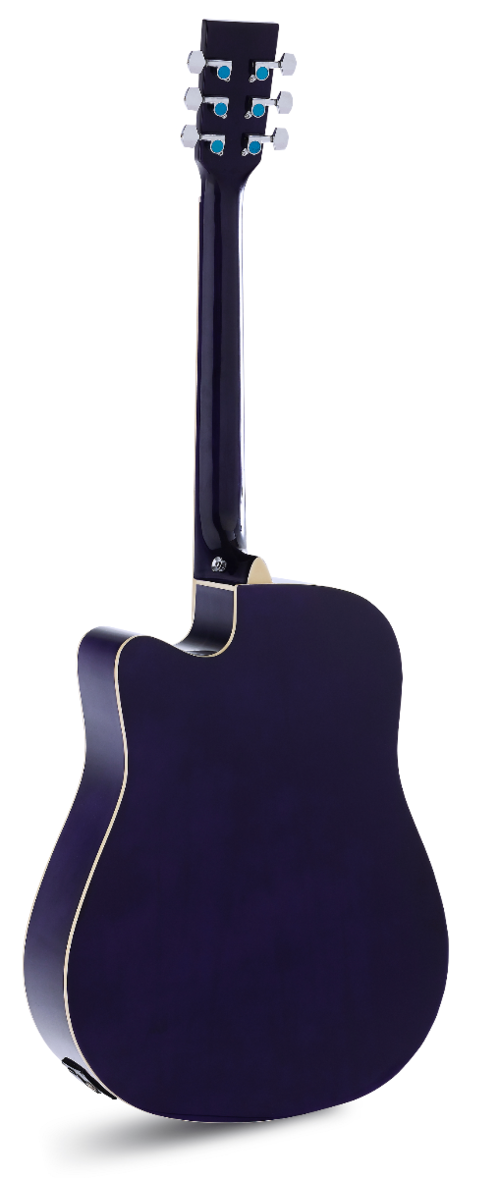 Guitarra Acústica Admira Tennessee Morada Brillo