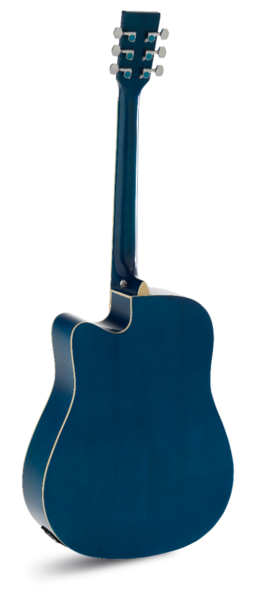 Guitarra Acústica Admira Tennessee Azul Satinada