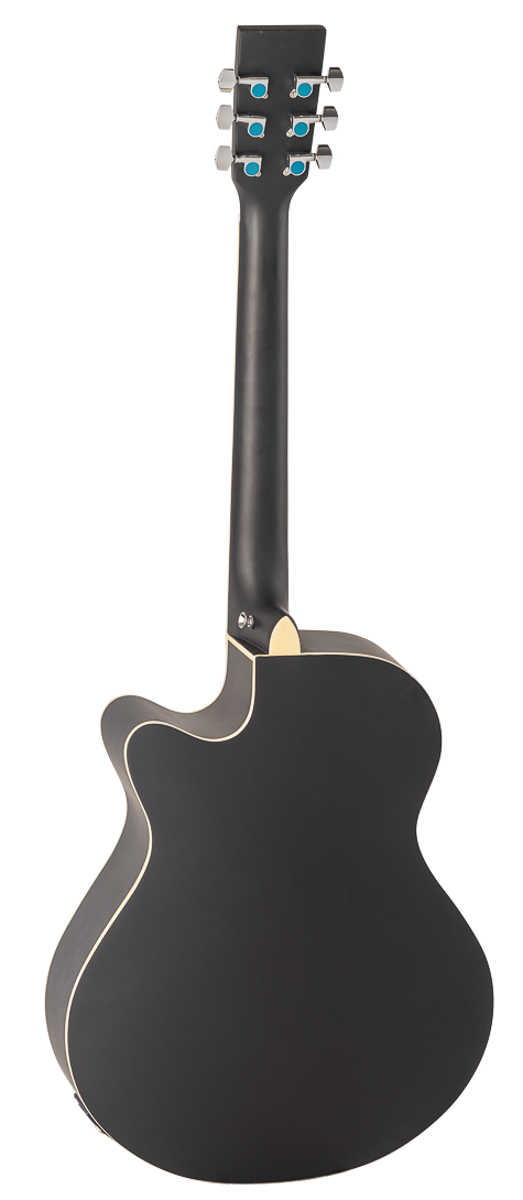 Guitarra Acústica Admira Indiana Negra Satinada