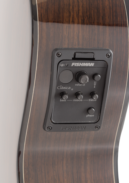 Guitarra Clásica Admira A6 Electrificada Con Cutaway Con Fishman Serie Artesanía