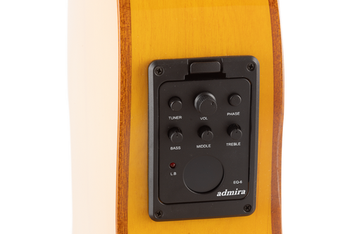 Guitarra Clásica Admira Triana Serie Flamenco Electrificada Con Eq-6
