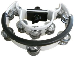 Pandereta Media Luna para Soporte Blanco