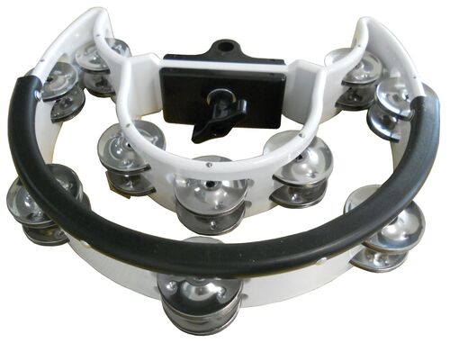 Pandereta Media Luna para Soporte Blanco