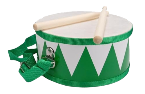 Tambor Ritmo Verde 20x10cm