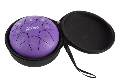 Tongue Drum Morado 8 Notas-6