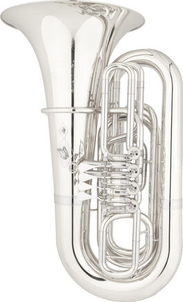 Tuba Eastman EBB624S Plateada Professional en Si Bemol Tuba Eastman EBB624S Plateada Professional en Si Bemol